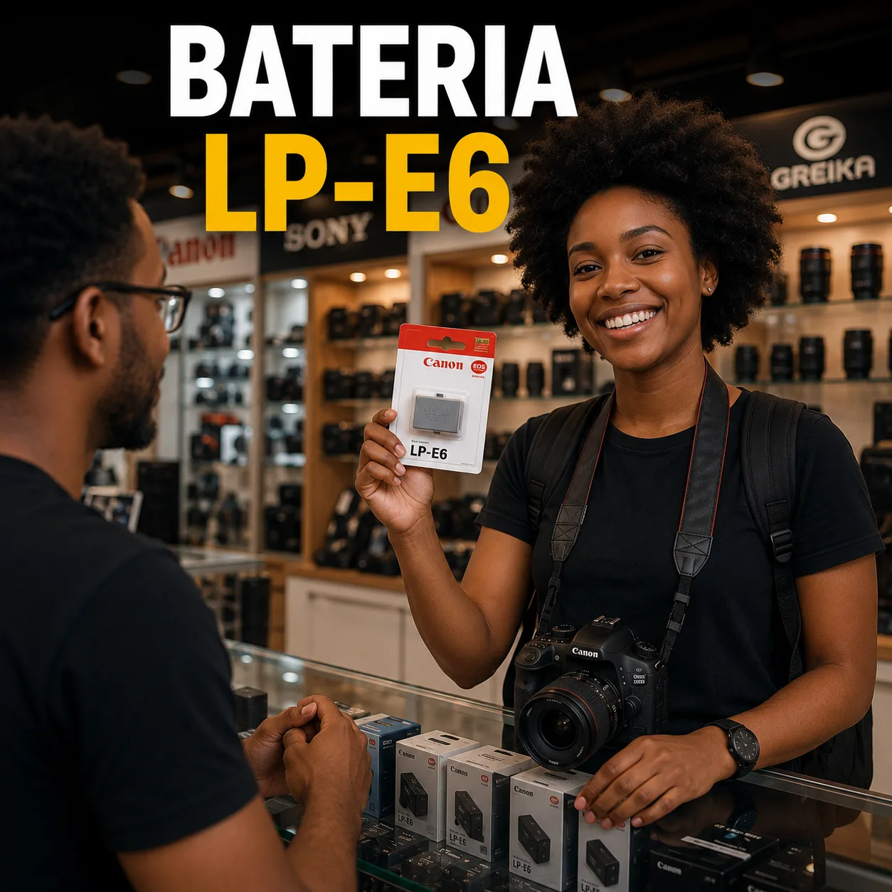 Bateria Compativel Canon LP-E6 7,2v