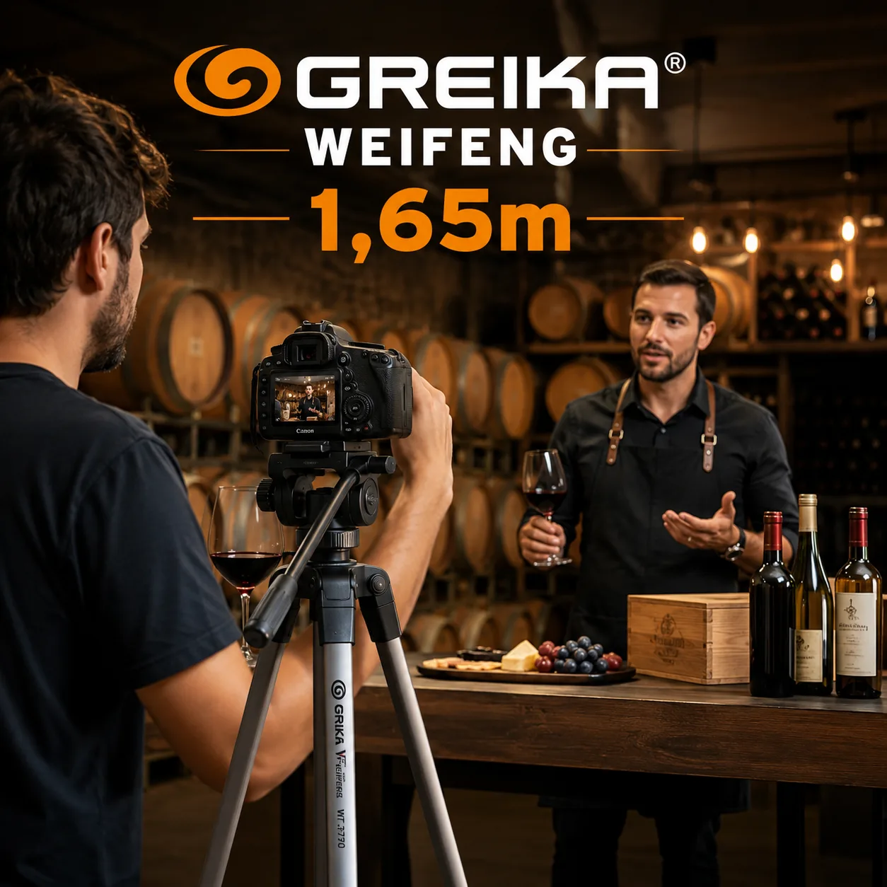 Tripé para Câmera Greika Weifeng Wt-3770