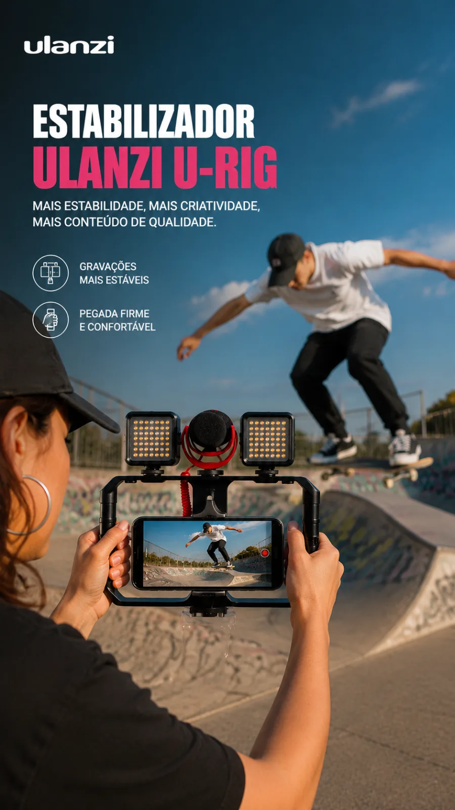 Estabilizador de Imagem para Celular Ulanzi