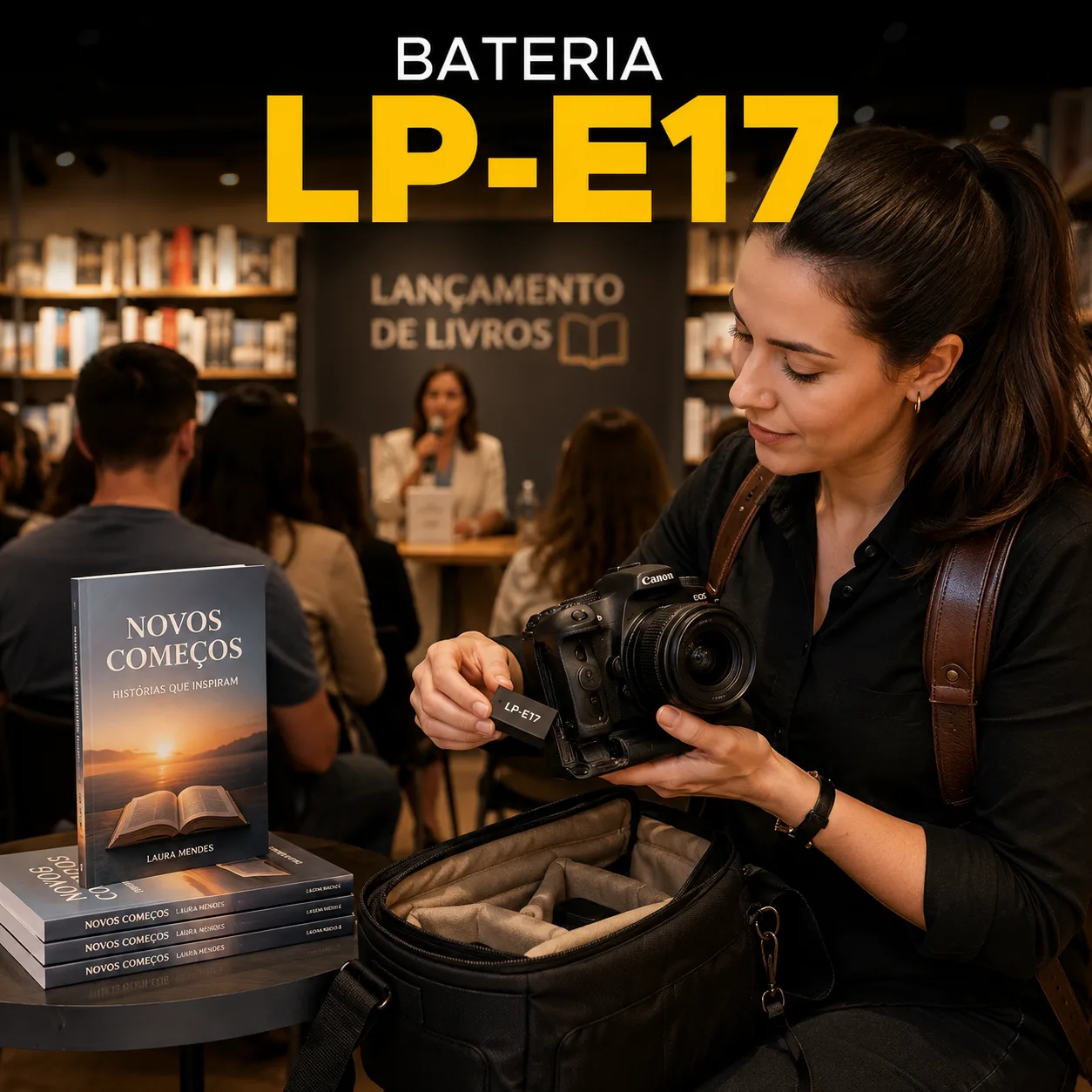 Bateria Compativel Canon LP-E17 7,2v