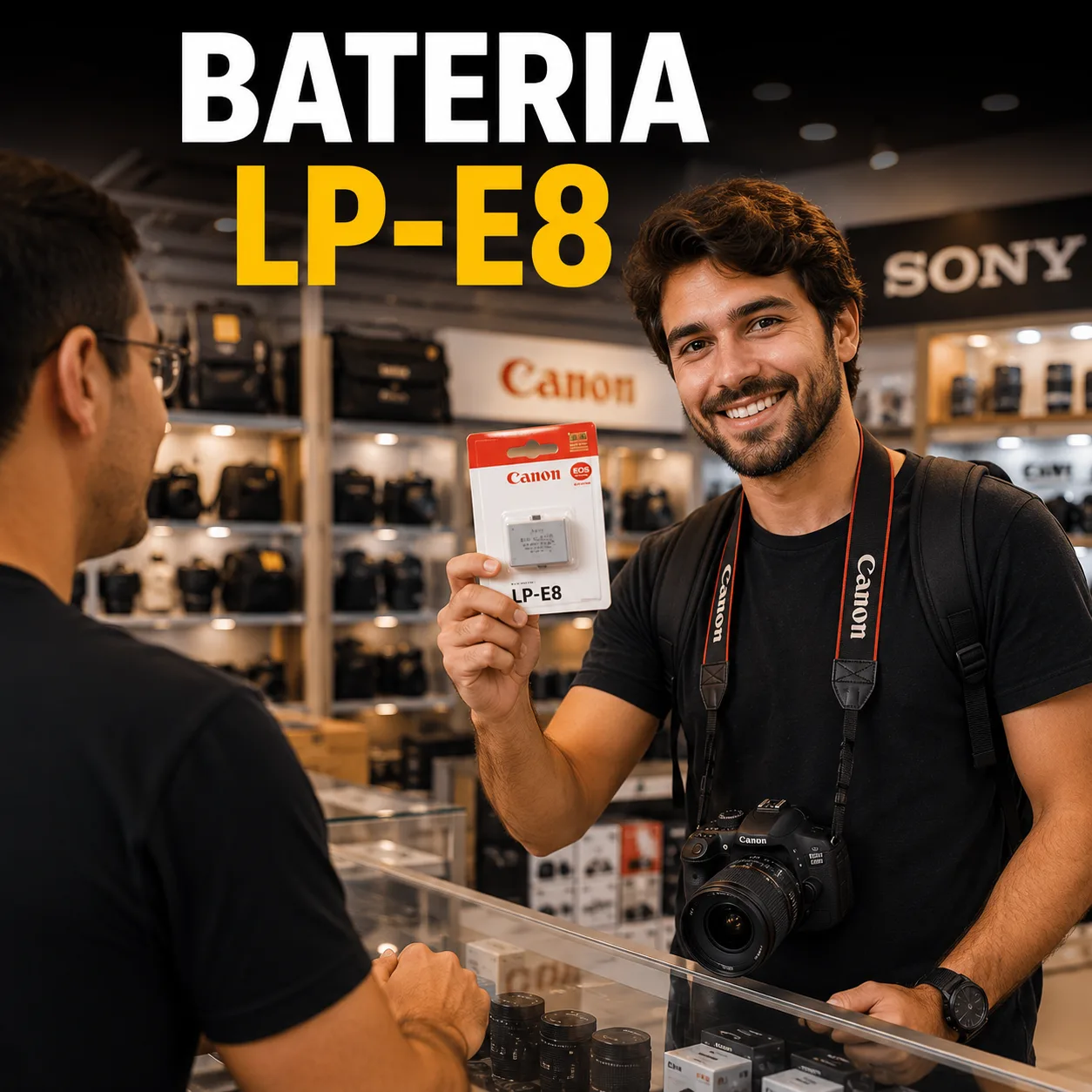 Bateria Compativel Canon LP-E8 7,2v