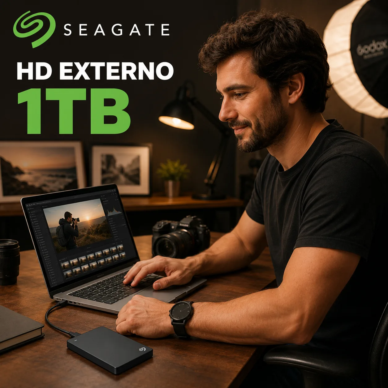HD Externo Seagate 1TB USB 3.0