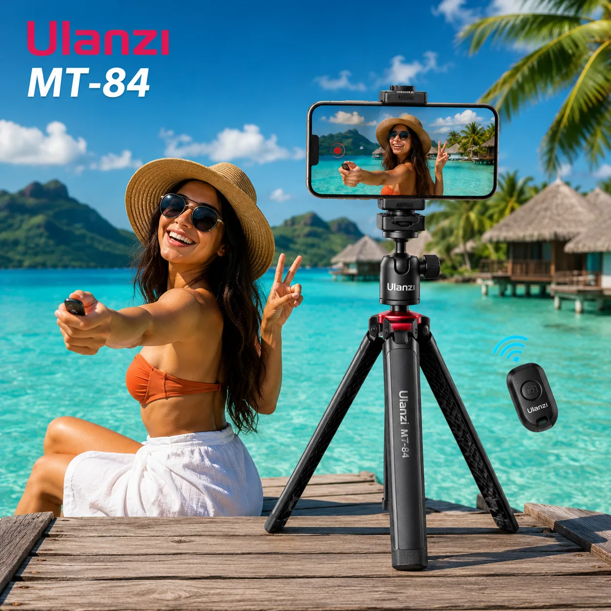 Tripé Magnético De Extensão Para Smartphones Ulanzi Mt-84